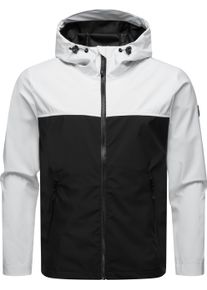 Softshelljacke Ragwear "Softshelljacke Shellwie Block", Herren, Gr. XL, wei&szlig;, Obermaterial: 100% Polyester PES. Obermaterial: Futter: 100% Polyester PES., Jacken Softshelljacke