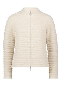 Strickjacke Betty Barclay "Grobstrickjacke mit Struktur", Damen, Gr. 36, beige, Obermaterial: 55% Polyamid PA. 27% Baumwolle CO. 18% Polyacryl PAN., Strickjacken Strickjacke
