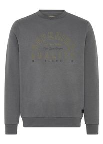 Longpullover Blend "Sweater BHSunox", Herren, Gr. XL, grau (iron gate), Obermaterial: 80% Polyester PES. 20% Baumwolle CO., Pullover Longpullover