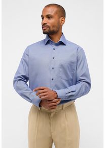 Langarmhemd Eterna "COMFORT FIT", Damen, Gr. 43, Normalgr&ouml;&szlig;en, blau, 100% Baumwolle, normal, Manschette, Hemden Langarmhemd, NON IRON (b&uuml;gelfrei)