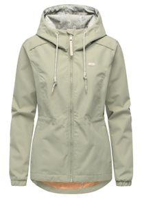 Funktionsjacke Ragwear "Funktionsjacke Dankka", Damen, Gr. XS, gr&uuml;n (dusty olive), Obermaterial: 100% Polyester PES. Obermaterial: Futter: 100% Polyester PES., tailliert, hoch geschlossener Ausschnitt, &Auml;rmel ohne &Auml;rmelschlitz elastischer Bund, Jacken Funktionsjacke, Funktionelle &Uuml;bergangsjacke mit Taillenzugkordel