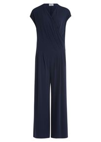 Jumpsuit Vera Mont "Jumpsuit in 7/8 L&auml;nge", Damen, Gr. 42, EURO, blau (night sky), Obermaterial: 95% Polyester PES. 5% Elasthan EL., Overalls Jumpsuit