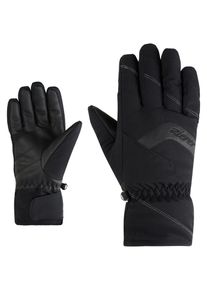 Multisporthandschuhe Ziener "KARION-Z AS glove lady", Damen, Gr. 8, schwarz, Materialmix, Handschuhe Multisporthandschuhe
