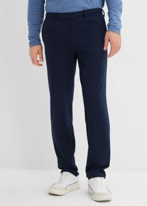bonprix Stretch-Anzugshose aus bequemen Punto di Roma, blau, Gr.44/46 (S), Flexibilit&auml;t im Business: Dank des Stretch-Materials bietet diese Anzughose perfekte Bewegungsfreiheit im B&uuml;ro und auf Reisen