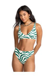 Triangel-Bikini-Top Billabong "All The Waves Cami Plunge", Damen, Gr. XS, Cup B, evergr&uuml;n, Obermaterial: 78% Polyamid, 22% Elasthan;, Bikini-Oberteile Triangel-Bikini-Top