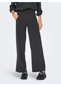 Jacqueline de Yong Schlupfhose JDY "JDYLOUISVILLE CATIA WIDE PANT JRS NOOS", Damen, Gr. S (36), L&auml;nge 30, grau (phantom), Jersey, Obermaterial: 95% Polyester, 5% Elasthan, unifarben, relaxed fit lang, Hosen Schlupfhose, Materialmix