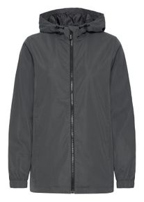 Windbreaker oxmo "Windbreaker OXELLAM", Damen, Gr. XXL, grau (forged iron), Obermaterial: 100% Polyester PES., Jacken Windbreaker