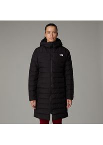 Steppmantel The North Face "W ACONCAGUA PARKA", Damen, Gr. S, schwarz (tnf schwarz), Steppware, Obermaterial: 100% Polyester. Wattierung: 50% Daunen, 50% Polyester, unifarben, M&auml;ntel Steppmantel, mit Daunenf&uuml;llung, mit gef&uuml;tterter Kapuze und Kordelzug, winddicht