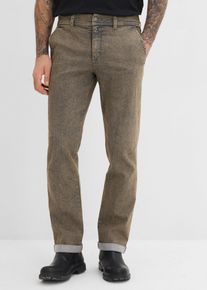 bonprix Leichte Relaxed Fit Stretch-Jeans mit Dehnbund Straight, grau, Gr.46, L&auml;ssige Relaxed-Fit Stretch-Jeans im angesagtem Stone-Wash-Look, 82% Baumwolle (organic)