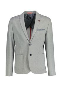 Jerseysakko Lerros "Casual Jersey Sakko", Herren, Gr. 46, grau (smoky grau), 70% Polyester, 25% Viskose, 5% Elasthan, Sakkos Jerseysakko