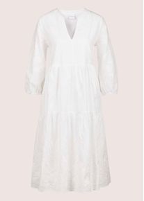 Madeleine Mode Sommerkleid MADELEINE "Kleid Weit schwingendes Tunika-Kleid", Damen, Gr. 38, N-Gr, wei&szlig;, Obermaterial: 100% Baumwolle CO., Modern, normal, Kleider Sommerkleid