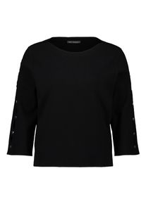 Strickpullover Betty Barclay "Strickpullover mit 3/4 Arm", Damen, Gr. 38, schwarz, Obermaterial: 55% Viskose CV. 30% Polyester PES. 15% Polyamid PA., Pullover Strickpullover