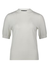 Strickpullover Betty Barclay "Strickpullover kurzarm", Damen, Gr. 44, wei&szlig; (rohwei&szlig;), Obermaterial: 80% Viskose CV. 20% Polyamid PA., Pullover Strickpullover