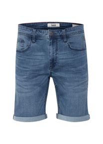 Jeansshorts Blend "Shorts BHBendigo", Herren, Gr. L, N-Gr, blau (denim middle blau), Obermaterial: 70% Baumwolle CO. 24% Polyester PES. 4% Viskose CV. 2% Elasthan EL., Jeans Jeansshorts