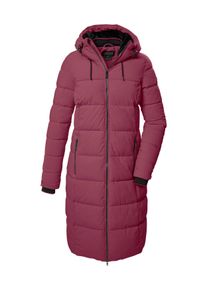 Steppmantel Killtec "KOW 56 WMN QLTD CT", Damen, Gr. 48, pflaume, Obermaterial: 100% Polyester;Futter: 100% Polyester;F&uuml;llung: 100% Polyester, M&auml;ntel Steppmantel, Winddichter, wasserabweisender Wintermantel mit regulierbarer Kapuze