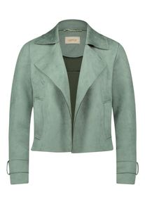 Jackenblazer Cartoon "Casual-Jacke mit Taschen", Damen, Gr. 44, gr&uuml;n, Obermaterial: 90% Polyester PES. 10% Elasthan EL., Blazer Jackenblazer