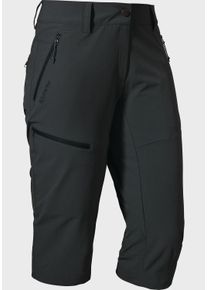 Sch&ouml;ffel 3/4-Hose SCH&Ouml;FFEL "Pants Caracas2", Damen, Gr. 52, Normalgr&ouml;&szlig;en, grau (9830, grau), Oberstoff: 89% Nylon, 11% Elasthan, Hosen 3/4-Hose