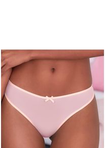 String Vivance "Finja", Damen, Gr. 48/50, hellpink, puder, Mesh, Obermaterial: 80% Polyamid, 20% Elasthan, Unterhosen String, aus transparentem Soft-Mesh, transparente Unterw&auml;sche, Dessous