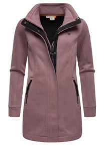 Kurzjacke Ragwear "Sweatjacke Letrice Bonded", Damen, Gr. 3XL, rosa (mauve24), Obermaterial: 100% Polyester PES. Futter: 100% Polyester PES., Jacken Kurzjacke