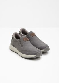 bonprix Rieker Komfort-Slipper in bequemer Weite, grau, Gr.45, L&auml;ssiger Rieker Komfort-Slipper in bequemer Weite