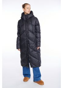 Haily's Steppmantel HAILY&rsquo;S "LS N JK Ro44salina", Damen, Gr. S, schwarz, Steppware, Obermaterial: 100% Nylon, unifarben, wadenlang, M&auml;ntel Steppmantel, Oversize-Look