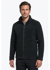 Sch&ouml;ffel Fleecejacke SCH&Ouml;FFEL "CIRC Fleece Jk Style Purga MNS", Herren, Gr. 46, schwarz, Obermaterial: 100% Polyester, normal, Jacken Fleecejacke, lockere Passform, &uuml;berschnittene Schultern