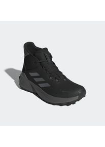 Wanderschuh adidas terrex "TERREX TRAILMAKER 2.0 MID GORE-TEX", Herren, Gr. 48, schwarz (core schwarz, carbon, grau four), Synthetik, Textil, Schuhe Wanderschuh, wasserdicht dank Gore-Tex Membrane