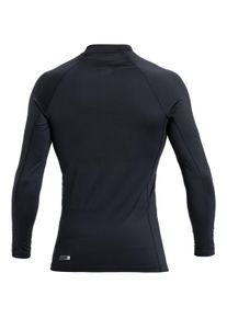 Rash Guard Quiksilver "Everyday", Herren, Gr. M (175-180cm)/ 68-77kg, blau (schwarz navy), Obermaterial:84% Microfaser, 16% Elasthan;, Shirts Rash Guard