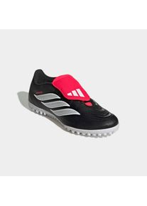Fu&szlig;ballschuh adidas Performance "PREDATOR CLUB FOLD-OVER TONGUE TURF", Gr. 39, core schwarz, ftwr wei&szlig;, lucid rot, Synthetik, Schuhe Fu&szlig;ballschuh, f&uuml;r kurzen Kunstrasen, Hart- und Aschenpl&auml;tze