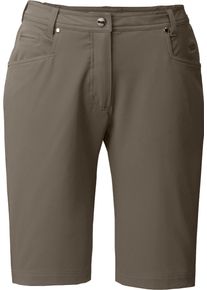 Bermudas DEPROC Active "KENORA URBAN Short & kurze Hose", Damen, Gr. 34 (XS), Normalgr&ouml;&szlig;en, fallen rock, 97% Polyester, 3% Elasthan, Hosen Bermudas, In melierter Optik