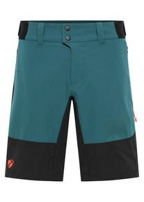 Radhose Ziener "NIANDO-Z", Herren, Gr. 46, EURO-Gr&ouml;&szlig;en, turquoise ocean, Obermaterial: 100% Polyester; Obermaterial 2: 100% Polyester; Obermaterial 3: 98% Polyester, 2% Elasthan, Hosen Radhose