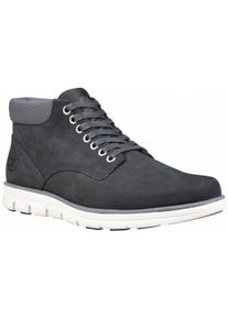 Schn&uuml;rboots Timberland "BRADSTREET - MID LACE SNEAKER", Herren, Gr. 47,5, schwarz (schwarz, nubuck), Leder, Schuhe Schn&uuml;rboots, Winterstiefel, Schn&uuml;rstiefel, Winterschuhe