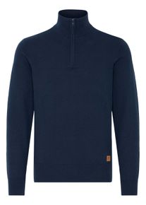 Troyer Blend "Troyer BHFilip", Herren, Gr. M, blau (marineblaus), Obermaterial: 70% Baumwolle CO recyc.. 30% Polyester Pol. recyc.., Pullover Troyer