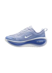 Laufschuh Nike "Vomero Plus", Damen, Gr. 42,5, football grau, wei&szlig;, aluminum, royal pulse, Synthetik, Textil, Schuhe Laufschuh, mit Gummilaufsohle, mit ZoomX-Technologie, mit Schn&uuml;rung