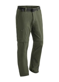 Outdoorhose Maier Sports "Tajo", Herren, Gr. 29, Kurzgr&ouml;&szlig;en, gr&uuml;n (moosgr&uuml;n), 90% Polyamid, 10% Elasthan, Hosen Outdoorhose, Herren Zip-Off Wanderhose, atmungsaktive Trekkinghose, Regular Fit