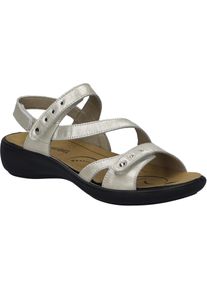 Sandale Josef Seibel "Ibiza 70, gold", Damen, Gr. 43, gold, Obermaterial: 100% Rindsleder Leather cow., Schuhe Sandale