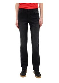 Straight-Jeans Mustang "Damen Style Crosby Relaxed Straight", Damen, Gr. 26, L&auml;nge 30, 841 schwarz, Denim/Jeans, 87% Baumwolle, 11% Polyester, 2% Elasthan, unifarben, straight fit, Jeans Straight-Jeans