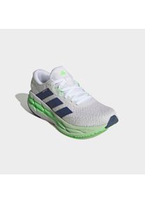 Laufschuh adidas Performance "ADISTAR 4", Herren, Gr. 42, cloud wei&szlig;, tech indigo, lime burst, Textil, Schuhe Laufschuh