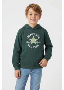 Kapuzensweatshirt Converse "CNVB DISSECTED CHUCK RLX FIT F", Jungen, Gr. 134/140, branch out, Obermaterial: 60% Baumwolle, 40% Polyester, normal, Rundhals, Sweatshirts Kapuzensweatshirt, f&uuml;r Kinder