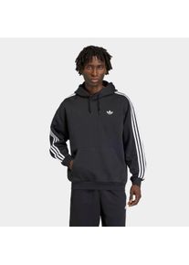 Kapuzensweatshirt adidas originals "ADICOLOR CLASSICS 3-STREIFEN HOODIE", Herren, Gr. 3XL, schwarz, Obermaterial: 70% Baumwolle, 30% Polyester, angesetztes B&uuml;ndchen, Sweatshirts Kapuzensweatshirt