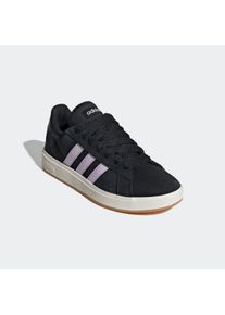Sneaker adidas Sportswear "GRAND COURT BASE 00S", Damen, Gr. 41, cschwarz, icelav, owei&szlig;, Leder, Synthetik, Schuhe Sneaker, Design auf den Spuren des adidas Campus 00