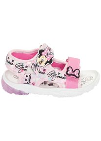 Sandale Disney "MINNIE", M&auml;dchen, Gr. 27, pink, Synthetik, Schuhe Sandale, mit cooler Blinkfunktion
