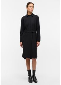 Blusenkleid Eterna "LOOSE FIT", Damen, Gr. 38, Normalgr&ouml;&szlig;en, schwarz, 4% Elasthan, 43% Polyester, 53% Schurwolle, Kleider Blusenkleid