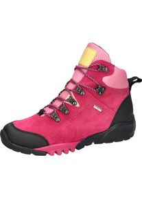 Waldl&auml;ufer Trekkingschuh WALDL&Auml;UFER "H-AMIATA", Herren, Gr. 4 (37), magenta, ros&eacute;, schwarz, Gummi, Textil, Veloursleder, Schuhe Trekkingschuh, Outdoorschuh, Wanderschuh, Schn&uuml;rboots, Schuhweite H (= sehr weit)