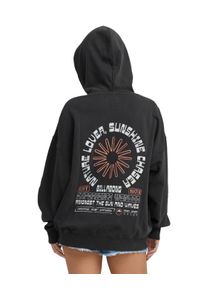 Hoodie Billabong "Sun & Waves", Damen, Gr. S, schwarz sands, Obermaterial: 80% Walkfrottier / 20% Microfaser;, Sweatshirts Hoodie