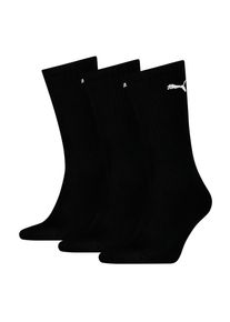 Sportsocken Puma "UNISEX LIGHT CREW SOCK", Herren, Gr. 47-49, schwarz, Baumwollmischung, elastisch, Socken Sportsocken, Mit flacher Zehennaht