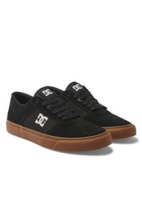 Sneaker DC Shoes "Teknic", Herren, Gr. 11,5(45), schwarz (schwarz, gum), Obermaterial:Obermaterial: Leder (Kuh) / Futter: Textil / Au&szlig;ensohle: Gummi;, Schuhe Sneaker