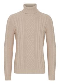 Rollkragenpullover 11 Project "Rollkragenpullover PRJamelio", Herren, Gr. XXL, beige (humus), Obermaterial: 70% Baumwolle CO recyc.. 30% Polyester Pol. recyc.., Pullover Rollkragenpullover