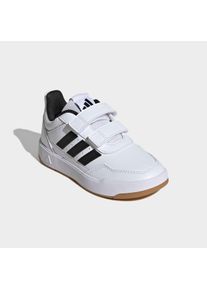 Sneaker adidas Sportswear "TENSAUR SPORT 3.0 CF K", M&auml;dchen, Gr. 28, cloud wei&szlig;, core schwarz, gum10, Synthetik, Textil, Schuhe Sneaker, mit Klettverschluss, f&uuml;r Kinder & Jugendliche