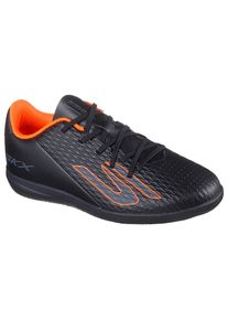 Fu&szlig;ballschuh Skechers "JR YOUTH IC, Skechers Skx_2 Jr Youth Ic", Kinder, Gr. 38, bkor schwarz, Lederimitat, Schuhe Fu&szlig;ballschuh, Indoor Court Schuh mit leichter Skechers Move Foam&trade;-D&auml;mpfung